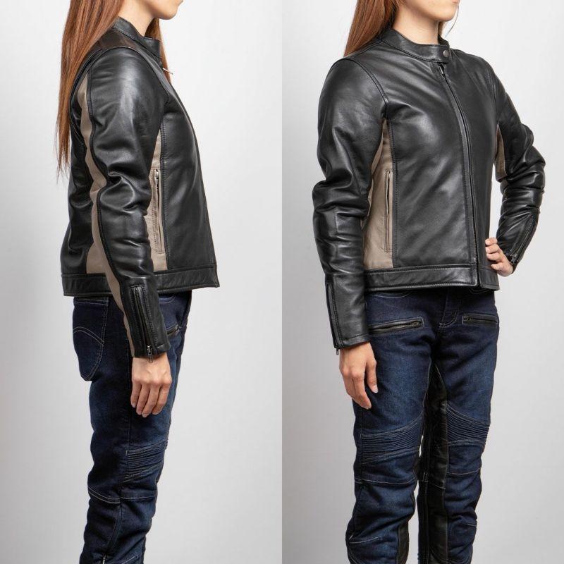 DEGNER デグナー レディース ウインター バイカラー レザージャケット