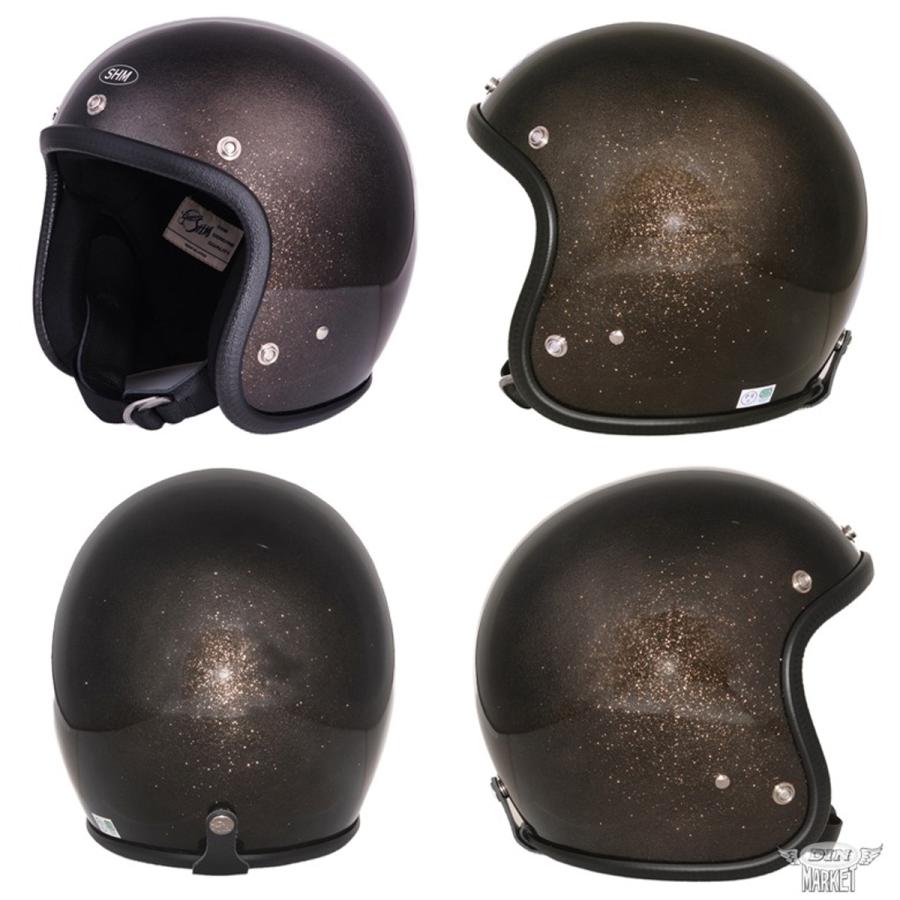 新品未使用　SHMジェットヘルメット ブラックフレーク （SG規格） SHM ブラックフレーク ジェットヘルメット SG規格 : HD-PARTS