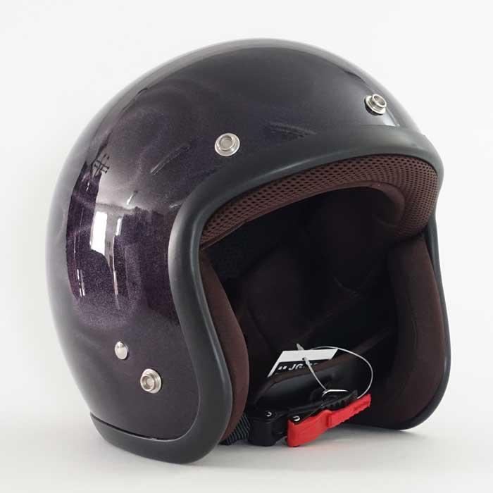 セキュリティ・セーフティ 72 Jam Jet Helmet JG-22 3D Ghost Purple JGシリーズ GHOST ゴーストフレイム ジェットヘルメット パープル
