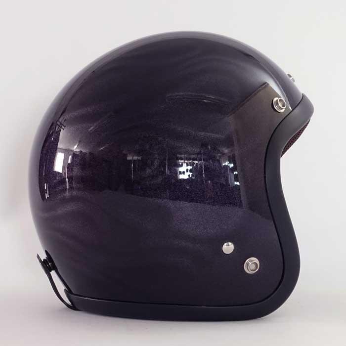 JGシリーズ GHOST ゴーストフレイム ジェットヘルメット パープル