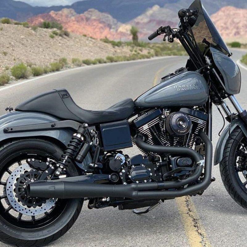 ハーレー ダイナ　マフラー サンダーヘッダー 1993〜1998 ダイナ 2-1フルエキゾーストマフラー