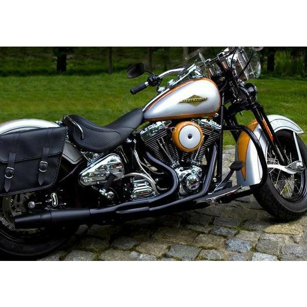 サンダーヘッダー TH1057B フルエキゾースト・マフラー/ブラック 2007〜2011 ソフテイル