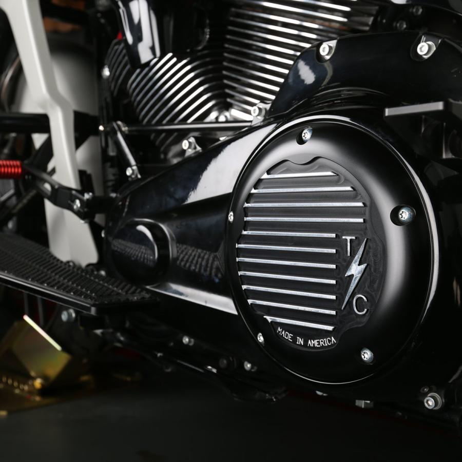 Thrashin Supply フィンスタイル ダービーカバー M8ツーリング