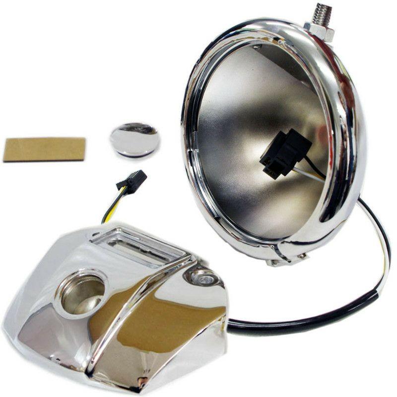 TXF2906290-E 5-3/4インチ・ヘッドライト用 クロームハウジング