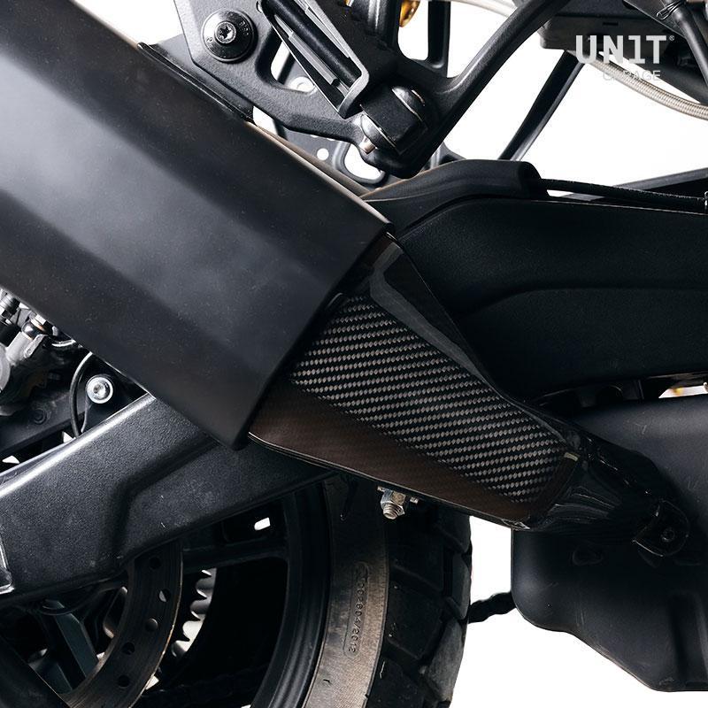ハーレー Pan America用 カーボン・エキゾーストカバー UNIT GARAGE