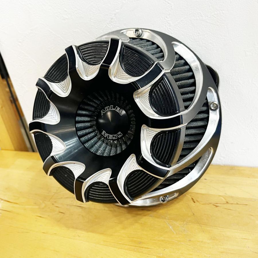中古】スポーツスター用エアクリーナー アレンネス ドリフト・インバー