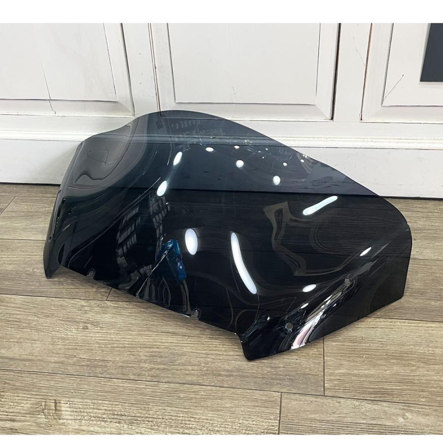 クロックワークス 12インチ・フレアウィンドシールド (ダークスモーク) 中古 クロックワークス SPORT 12インチ・フレアウィンドシールド
