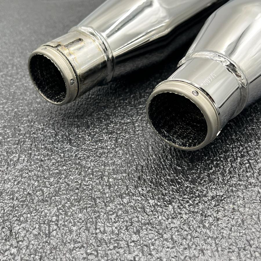 中古 COBRA Race Pro Tips 3インチ スリップオンマフラー クローム M8