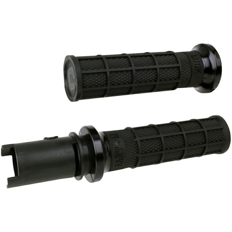 ハートラック シグネチャー・Vツイン Lock-Onグリップ (ブラック