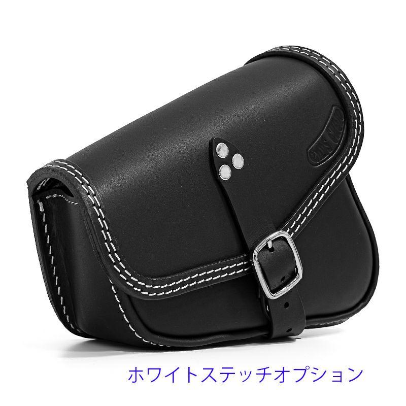 エンズクオイオ V-Bag レザーサドルバッグ (ブラック) Vロッド : HD