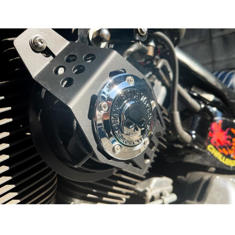 カウベルホーン装着車用 シリンダーヘッドクーラー ブラック WMW : HD