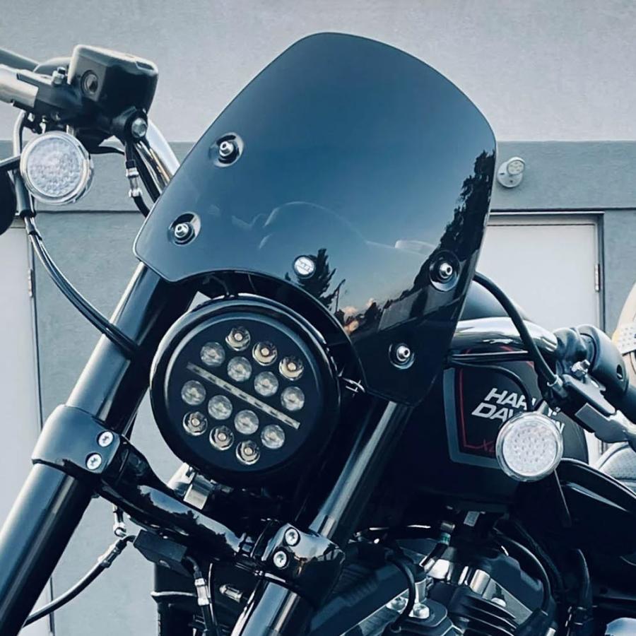 DART S3 フライスクリーン ブラック ハーレー用 DART フライスクリーン クラシックS3 (ブラック) XL1200CX