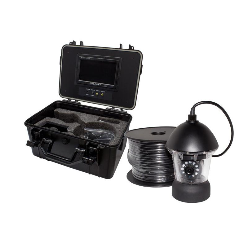 録画機能搭載 ホワイトLED搭載 水中カメラ360度旋回 水深50m（耐水圧6