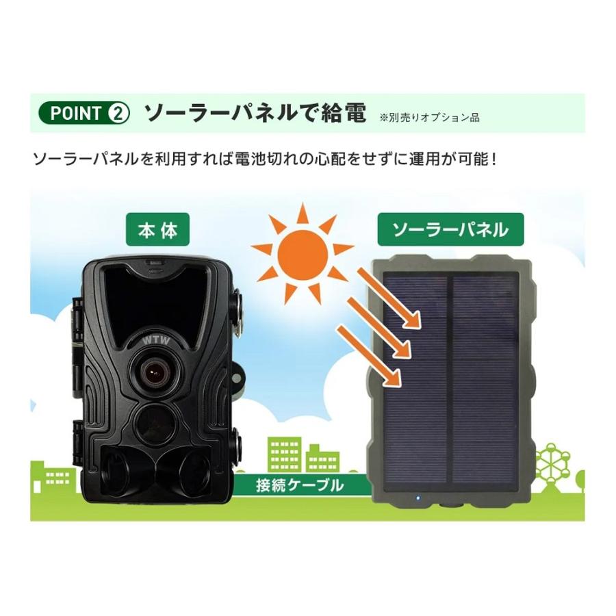 スマホ連動  ソーラー トレイルカメラ  256gbMicroSdサービス！ スマホ連動 ソーラー トレイルカメラ 256gbMicroSdサービス
