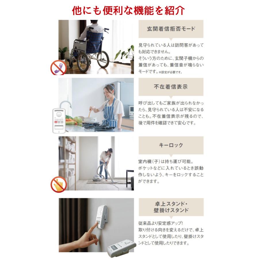 インターホン ワイヤレス 無線 ドアホン 親機 室内子機セット 内線