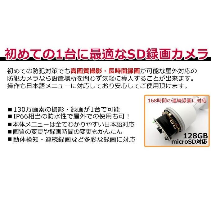 microSDカード128GBセット 防犯カメラ 家庭用 SDカード録画 監視