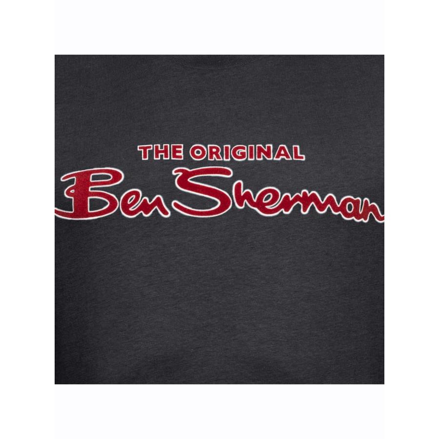 Ben Sherman ベンシャーマン / フロックロゴTシャツ(0076268) Black -送料無料- | Ben Sherman | 03