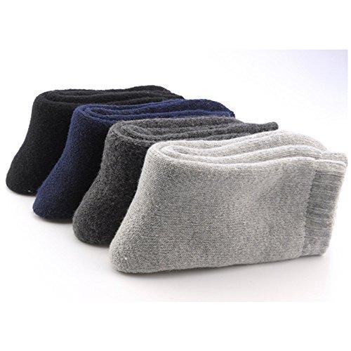 正規逆輸入品 靴下 Peabownn 靴下 メンズ 冬 防寒 優れた保温力 ソックス 厚手 あったか温暖力peabownn 3足セット黒 グレー 青 Www Threeriversofs Com