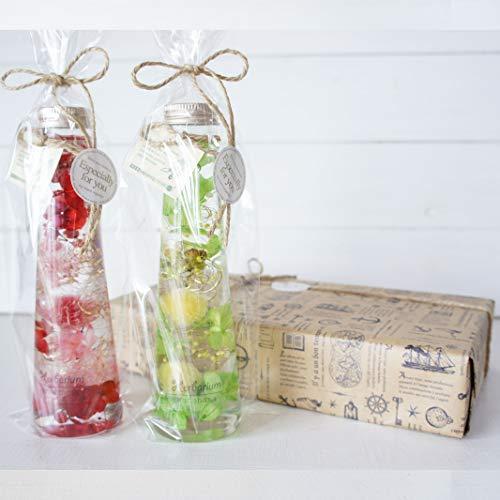 大注目 ハーバリウム 千日紅 あじさい 2本セット 最安値