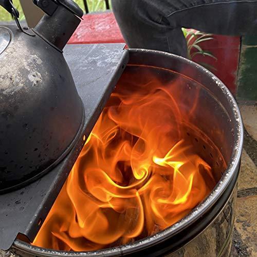 Liftoff ウッドガスストーブ 焚火缶 lペール缶 Susカバー クッキング天板つき 焚き火でオーロラ炎 A B08czflbgk 10 He Yaヤフー店 通販 Yahoo ショッピング
