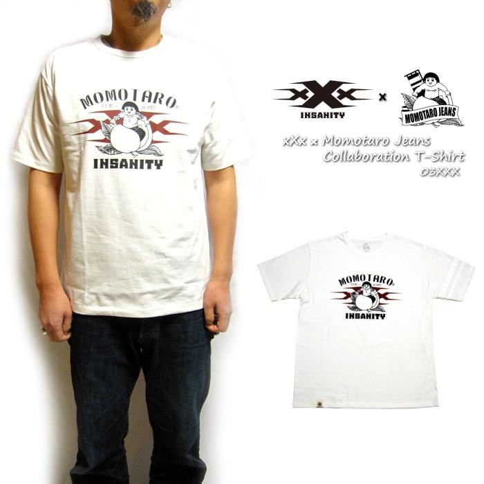 桃太郎ジーンズ（MOMOTARO JEANS） トリプルX×桃太郎ジーンズ コラボT