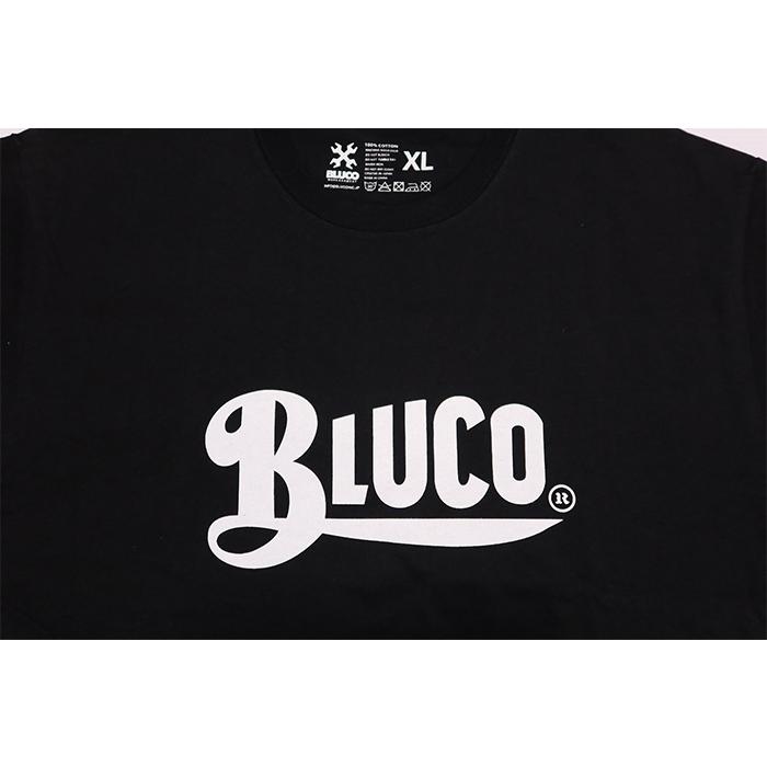 BLUCO ブルコ Tシャツ OLD LOGO ロゴプリント メンズ 半袖 ブラック 143-22-002｜head-lock｜06