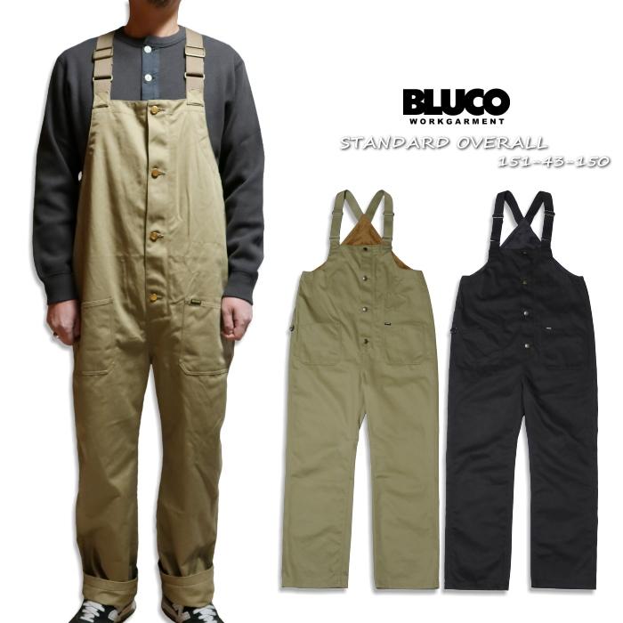 bluco オーバーオール　ブルコ　デッキパンツ　サロペット　ワークパンツ L BLUCO（ブルコ） スタンダードオーバーオール BLUCO WORK GARMENT