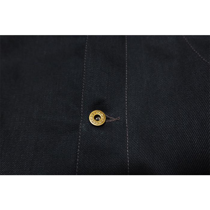 BLUCO ブルコ ジャパンデニムオーバーオール リジット BLUCO WORK GARMENT 161-43-008 インディゴ ブラック_5