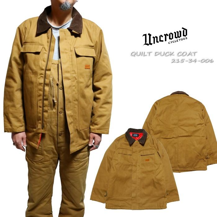 UNCROWD アンクラウド ダックコート プリマロフト キルティング Mサイズ UNCROWD CYCLETOGS UNCROWD アンクラウド ダックコート プリマロフト