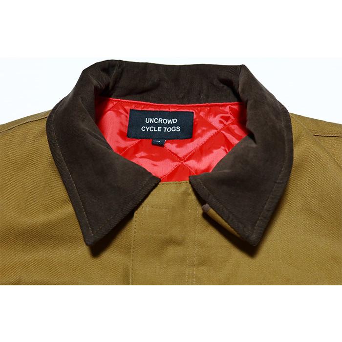 UNCROWD アンクラウド ダックコート プリマロフト キルティング Mサイズ UNCROWD CYCLETOGS UNCROWD アンクラウド ダックコート プリマロフト