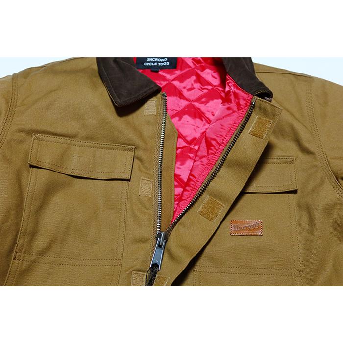 UNCROWD アンクラウド ダックコート プリマロフト キルティング Mサイズ UNCROWD CYCLETOGS UNCROWD アンクラウド ダックコート プリマロフト