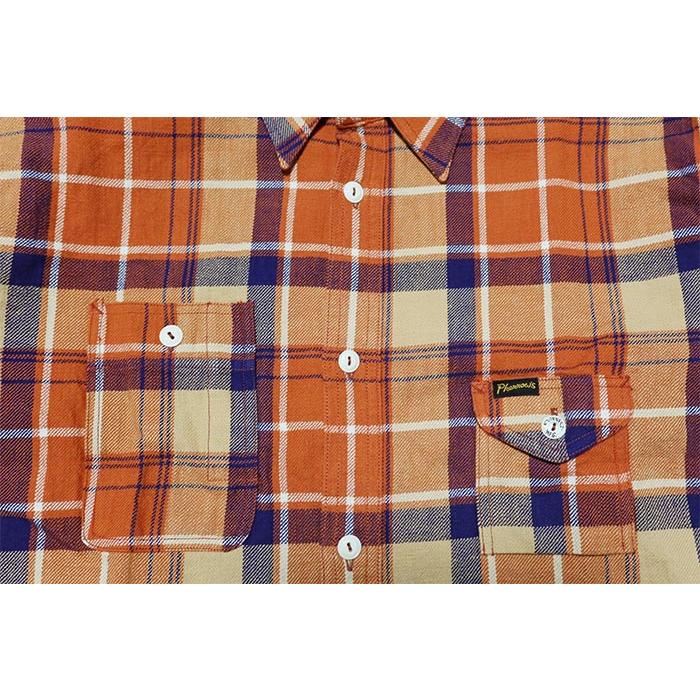 Pherrow's（フェローズ） ライトフランネルワークシャツ チェック 22W