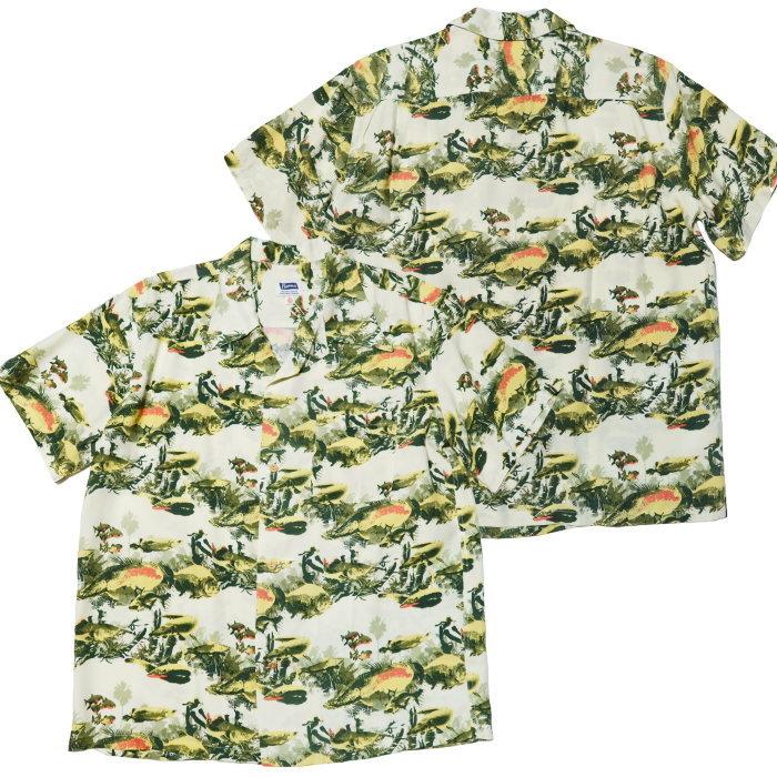 Pherrow's フェローズ ハワイアンシャツ アマゾン アロハシャツ メンズ 半袖 24S-AMAZON 日本製 | Pherrow's | 06