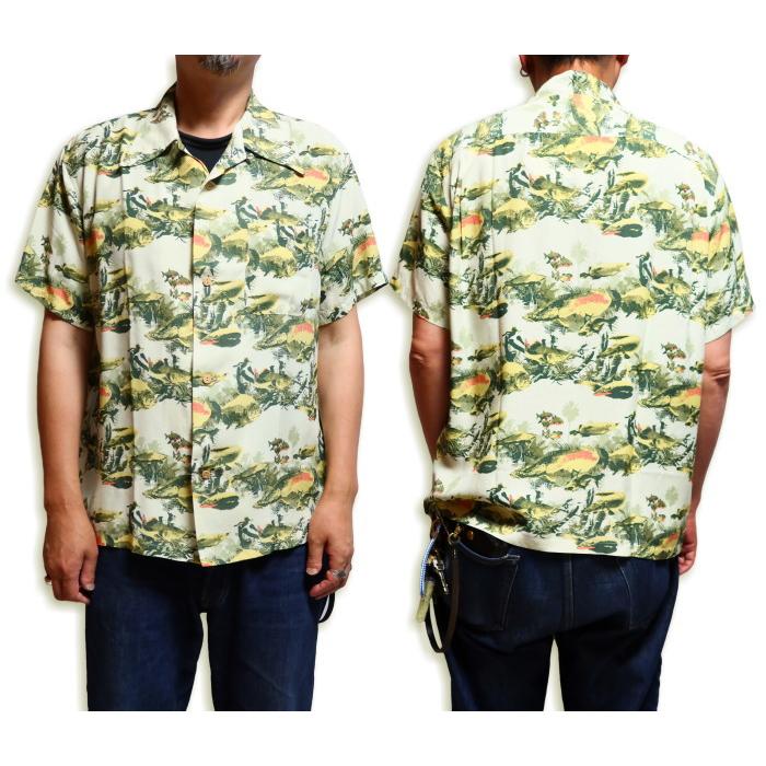 Pherrow's フェローズ ハワイアンシャツ アマゾン アロハシャツ メンズ 半袖 24S-AMAZON 日本製 | Pherrow's | 07