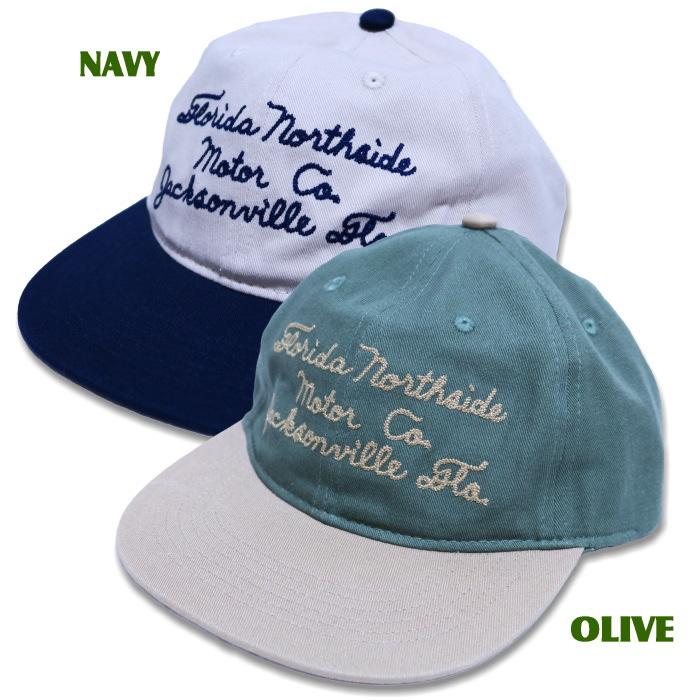 Pherrow's（フェローズ） コットンツイルベースボールキャップ 刺繍