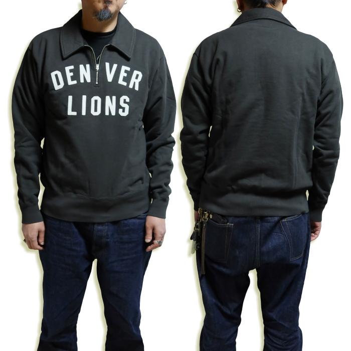 Pherrow's（フェローズ） ハーフジップアップスウェットシャツ