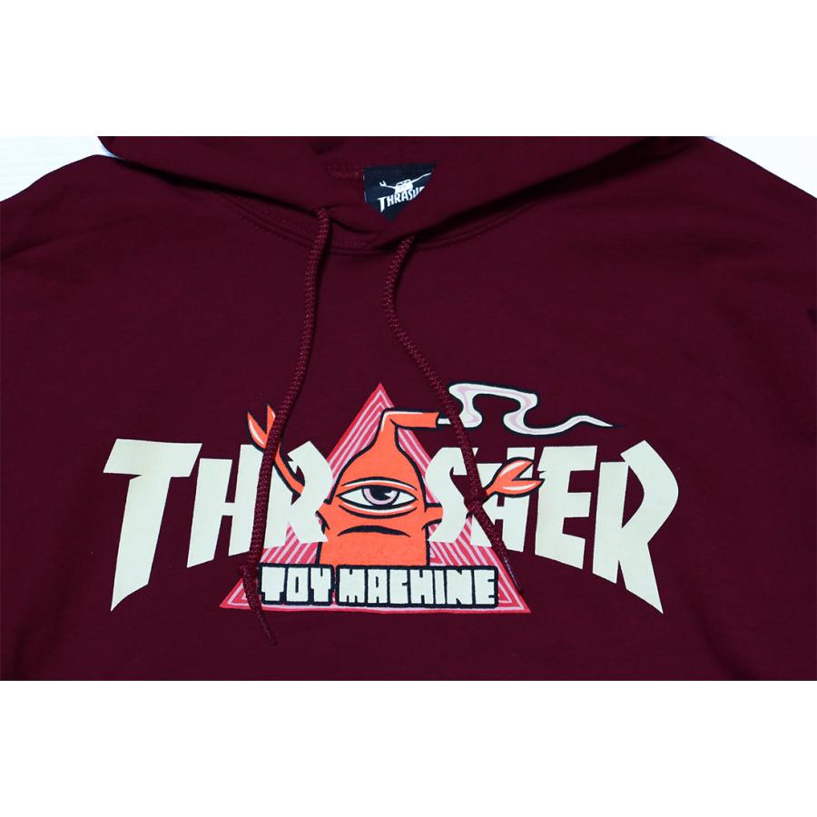 THRASHER スラッシャー ToyMachine トイマシーン スウェットパーカー コラボレーション "VORTEX" 315045 | THRASHER | 02