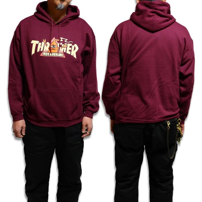 THRASHER スラッシャー ToyMachine トイマシーン スウェットパーカー コラボレーション "VORTEX" 315045 | THRASHER | 06