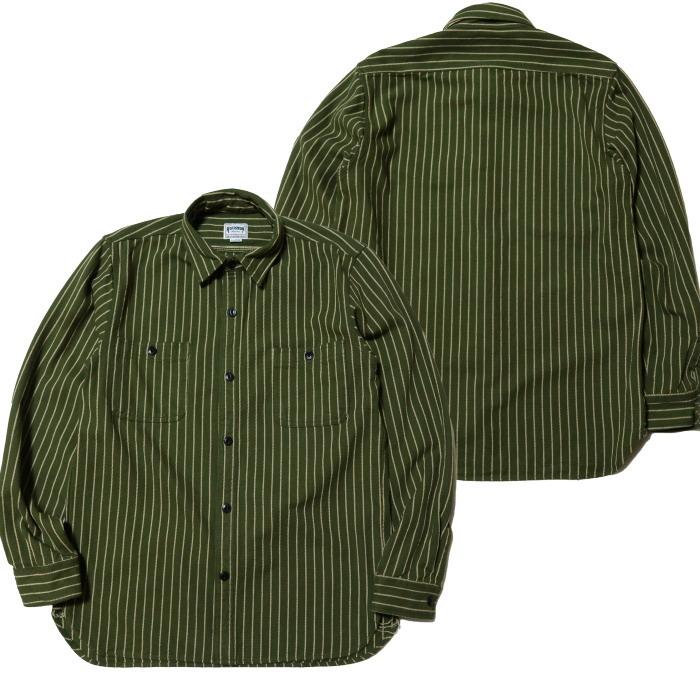 HOUSTON ヒューストン ストライプビエラシャツ 41140 ワークシャツ アメカジ | HOUSTON | 05