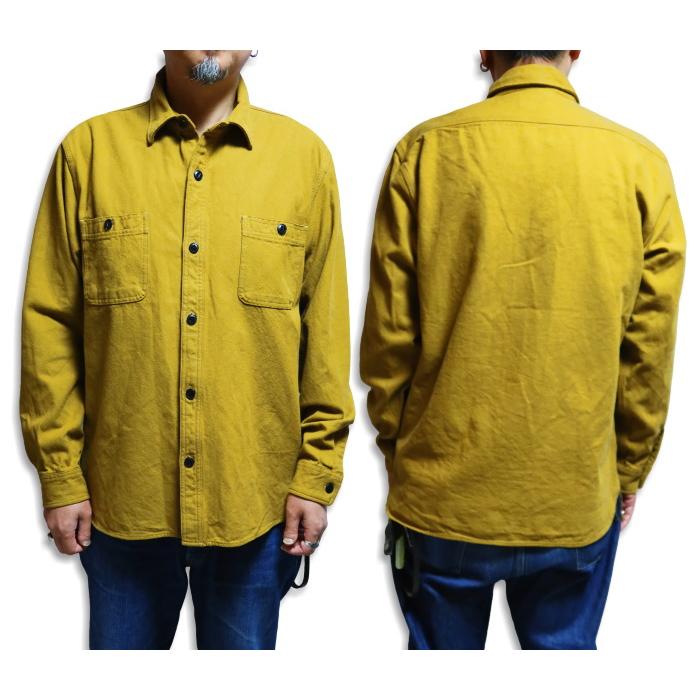 HOUSTON ヒューストン ソリッドビエラシャツ 無地 41141 ワークシャツ 長袖 メンズ | HOUSTON | 11