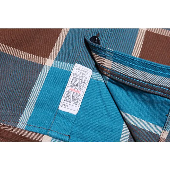 HOUSTON ヒューストン チェックビエラシャツ 長袖 41253 ヘビーオンス ワークシャツ | HOUSTON | 08