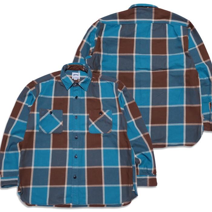 HOUSTON ヒューストン チェックビエラシャツ 長袖 41253 ヘビーオンス ワークシャツ | HOUSTON | 11