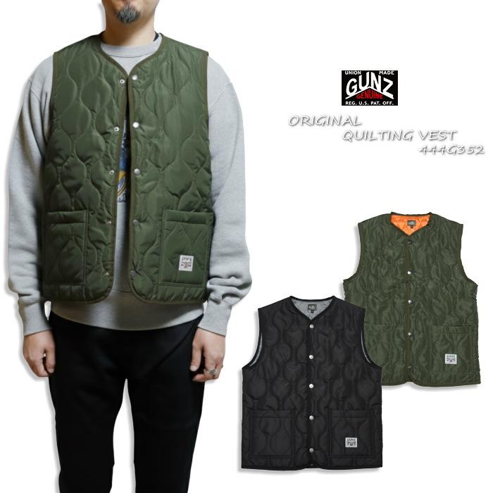 GUNZ ガンズ オリジナルキルティングベスト キルト 444G352 メンズ