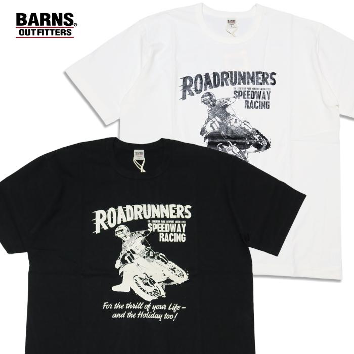 BARNS OUTFITTERS バーンズアウトフィッターズ Tシャツ 日本製 CANTON MOTORCYCLE CLUB 16/-天竺丸胴 BR-25317 | BARNS OUTFITTERS