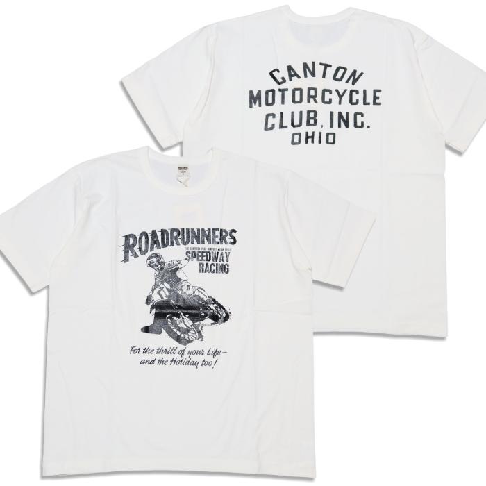 BARNS OUTFITTERS バーンズアウトフィッターズ Tシャツ 日本製 CANTON MOTORCYCLE CLUB 16/-天竺丸胴 BR-25317 | BARNS OUTFITTERS | 08