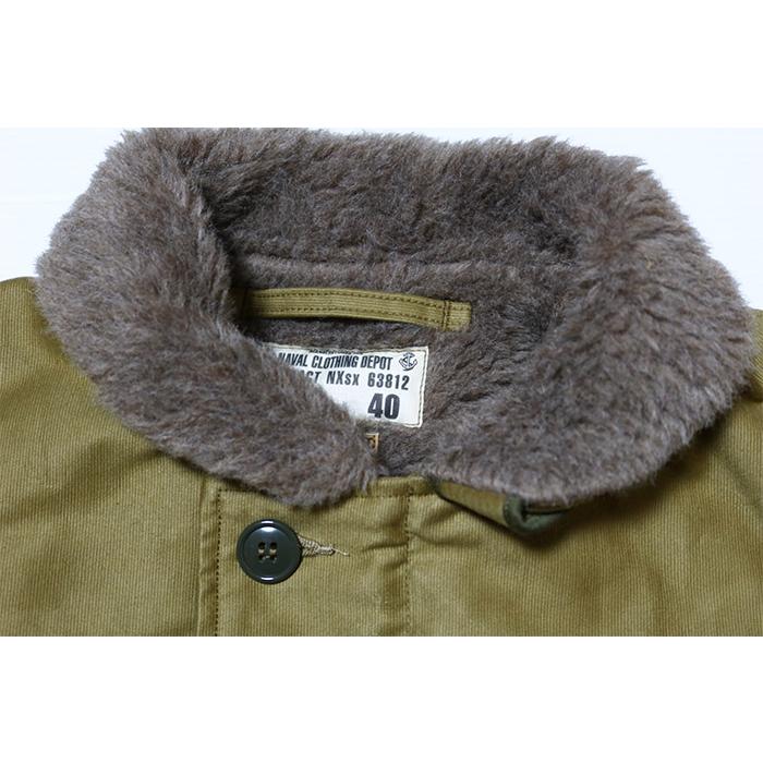 BuzzRickson's バズリクソンズ N-1デッキジャケット カーキ "NAVY DEPARTMENT DEMOTEX-ED" BR15345 日本製 | BUZZ RICKSON'S | 02