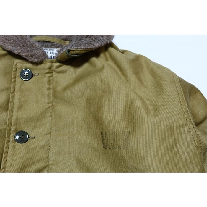 BuzzRickson's バズリクソンズ N-1デッキジャケット カーキ "NAVY DEPARTMENT DEMOTEX-ED" BR15345 日本製 | BUZZ RICKSON'S | 05