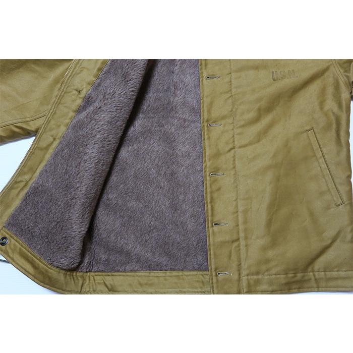 BuzzRickson's バズリクソンズ N-1デッキジャケット カーキ "NAVY DEPARTMENT DEMOTEX-ED" BR15345 日本製 | BUZZ RICKSON'S | 06