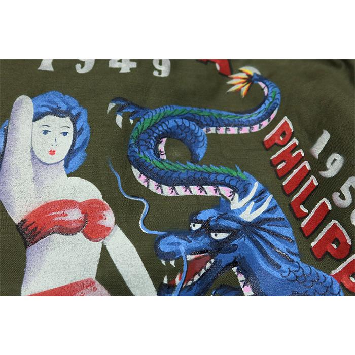 バズリクソンズ M-43フィールドジャケット"BUZZ RICKSON MFG.CO."ハンドペイント"DRAGON＆LADY" M-1943 BR15723の画像