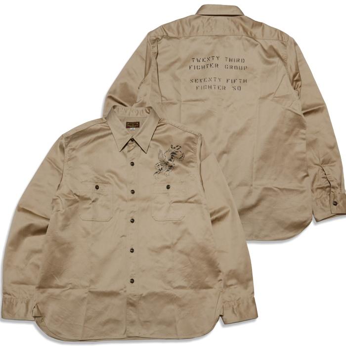 BuzzRickson's バズリクソンズ ヘリンボーンワークシャツ フライングタイガー 長袖 BR29476 | BUZZ RICKSON'S | 01